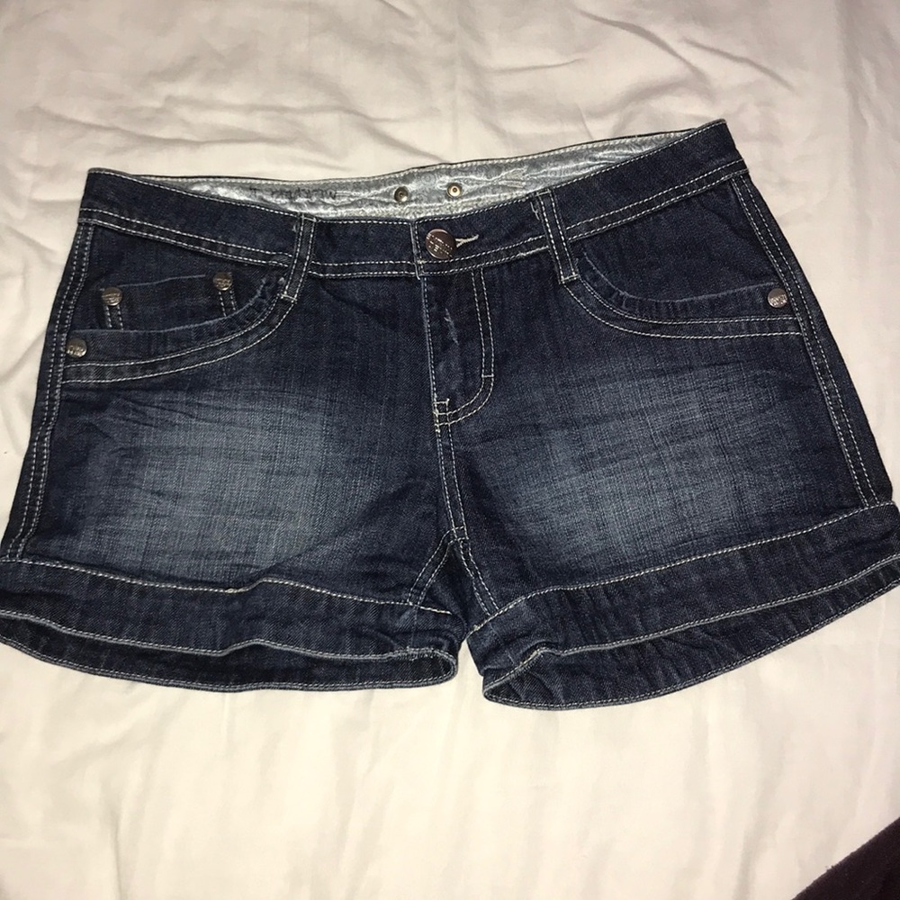 Dark Wash Denim Shorts